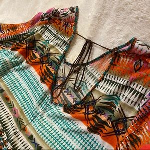 Derek Heart short boho top! Summer festival wear
